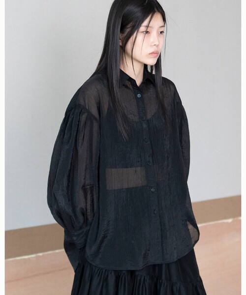 eunoia| 長袖 シアーシャツ WOMEN（シャツ/ブラウス）｜Bshop