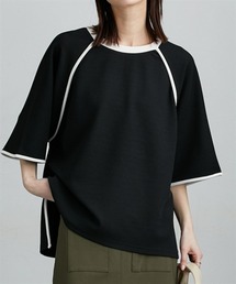 配色ビッグシルエットトップス