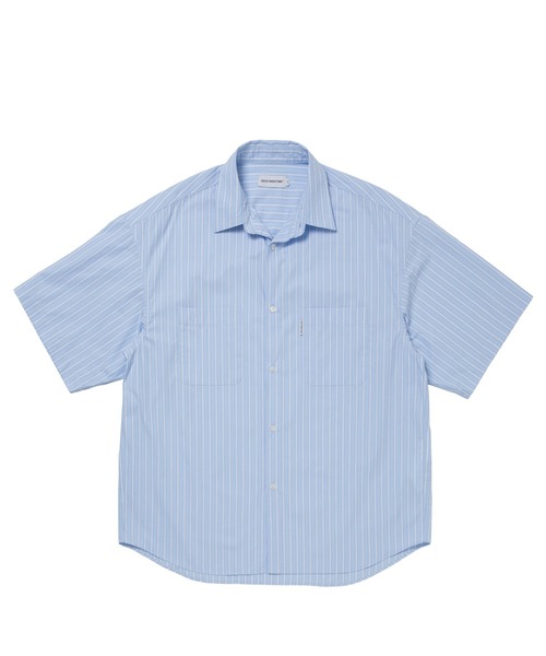 COOTIE PRODUCTIONS（クーティープロダクションズ）の「Stripe Broad S/S Shirt（シャツ/ブラウス・メンズ・ブルー系その他/ピンク系その他・MEDIUM/LARGE/X-LARGE/SMALL）」の2枚目の写真
