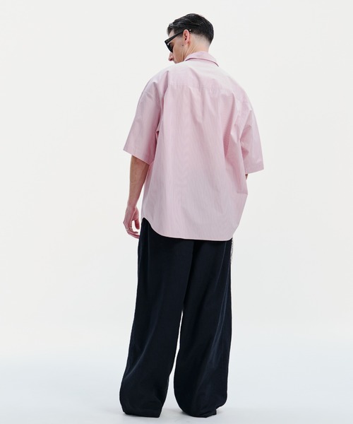 COOTIE PRODUCTIONS（クーティープロダクションズ）の「Stripe Broad S/S Shirt（シャツ/ブラウス・メンズ・ブルー系その他/ピンク系その他・MEDIUM/LARGE/X-LARGE/SMALL）」の4枚目の写真