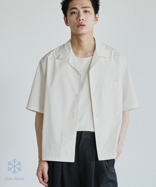 MICRO SPAN CROPPED H/S SHIRT（シャツ/ブラウス）｜WYM LIDNM（ウィム