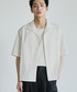 WYM LIDNM（ウィム バイ リドム）の「MICRO SPAN CROPPED H/S SHIRT（シャツ/ブラウス・M）」