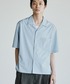 WYM LIDNM（ウィム バイ リドム）の「MICRO SPAN CROPPED H/S SHIRT（シャツ/ブラウス・M）」
