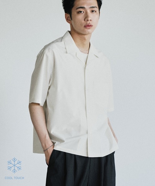 WYM LIDNM（ウィム バイ リドム）の「MICRO SPAN CROPPED H/S SHIRT（シャツ/ブラウス・メンズ・サックスブルー/オフホワイト/チャコール/ストライプ・S/M/L）」の15枚目の写真