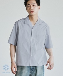 WYM LIDNM（ウィム バイ リドム）の「MICRO SPAN CROPPED H/S SHIRT（シャツ/ブラウス）」