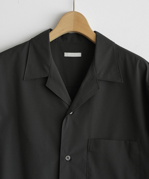 WYM LIDNM（ウィム バイ リドム）の「MICRO SPAN CROPPED H/S SHIRT（シャツ/ブラウス・メンズ・サックスブルー/オフホワイト/チャコール/ストライプ・S/M/L）」の18枚目の写真