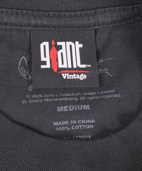 giant Vintage（ジャイアントヴィンテージ）の「【GIANT01】【Giant Vintage/ジャイアント ヴィンテージ】JANES ADDICTION BURNING LADY SCREEN PRINT OVERSIZED BOX SILHOUETTE T-SHIRTS（Tシャツ/カットソー・メンズ・ブラック系その他・LARGE/MEDIUM/SMALL）」の8枚目の写真