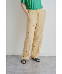 Lily embroidery sheer pants リリーエンブロイダリーパンツ