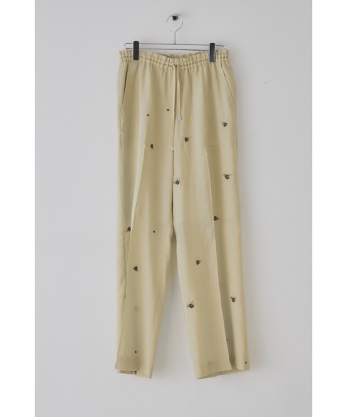 Muel Chic（ミュエルシック）の「Lily embroidery sheer pants  リリーエンブロイダリーパンツ（その他パンツ・レディース・ブラック/ブラウン/ベージュ系その他・MEDIUM/SMALL）」の4枚目の写真
