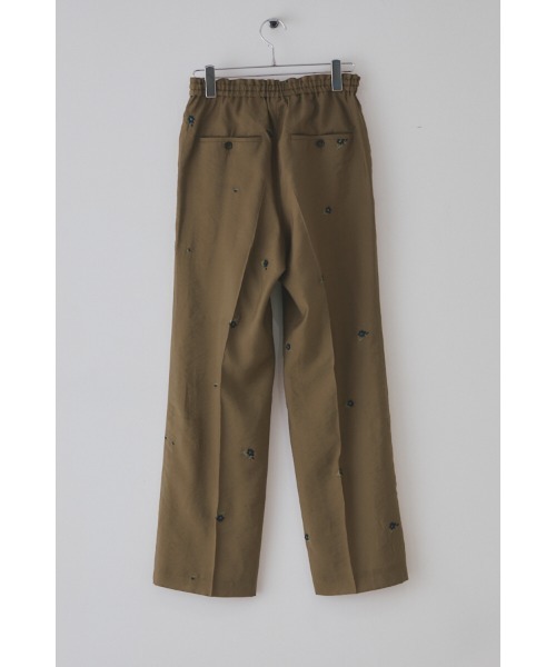 Muel Chic（ミュエルシック）の「Lily embroidery sheer pants  リリーエンブロイダリーパンツ（その他パンツ・レディース・ブラック/ブラウン/ベージュ系その他・MEDIUM/SMALL）」の6枚目の写真
