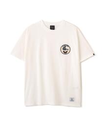 【日本限定】Alpha Industries/アルファ インダストリーズ/MILITARY EMBLEM PATCH T‐SHIRT/ミリタリー エンブレム パッチ Tシャツ