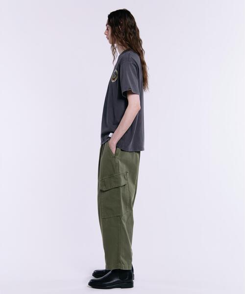 Alpha Industries（アルファインダストリーズ）の「【日本限定】Alpha Industries/アルファ インダストリーズ/MILITARY EMBLEM PATCH T‐SHIRT/ミリタリー エンブレム パッチ Tシャツ（Tシャツ/カットソー・メンズ・ホワイト系2/チャコール/ネイビー・XL/S/2XL/L/M）」の10枚目の写真