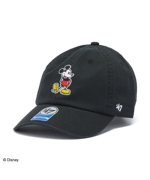Disney(ディズニー)の「フォーティーセブン【’47】- ディズニー ミッキーマウス キャップ【CLEAN UP Mickey Mouse BLACK 14920270】(キャップ・キッズ・ブラック・ONE SIZE)」の1枚目の写真