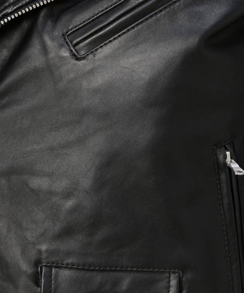 BEAUTY&YOUTH UNITED ARROWS（ビューティーアンドユースユナイテッドアローズ）の「BY シープレザーライダース ◆（ライダースジャケット・レディース・ブラック・SMALL/MEDIUM）」の11枚目の写真