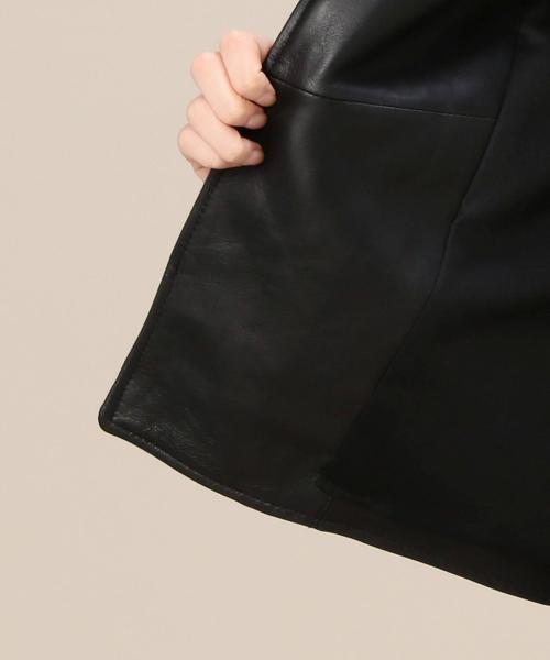 BEAUTY&YOUTH UNITED ARROWS（ビューティーアンドユースユナイテッドアローズ）の「BY シープレザーライダース ◆（ライダースジャケット・レディース・ブラック・SMALL/MEDIUM）」の12枚目の写真