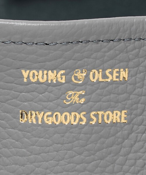 YOUNG&OLSEN The DRYGOODS STORE(ヤングアンドオルセン)の「<YOUNG&OLSEN The DRYGOODS STORE>エンボス レザー トートM トートバッグ(トートバッグ・メンズ・ブラック/グレー系・FREE)」の10枚目の写真