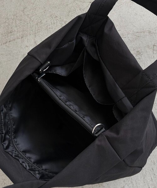 CAPRICIEUX LE'MAGE(カプリシューレマージュ)の「ユーティリティトートBAG(ショルダーバッグ・レディース・ブラック/ベージュ・FREE)」の9枚目の写真