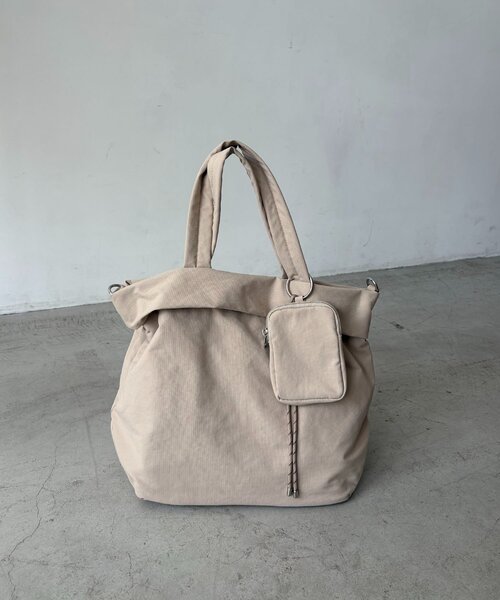 CAPRICIEUX LE'MAGE(カプリシューレマージュ)の「ユーティリティトートBAG(ショルダーバッグ・レディース・ブラック/ベージュ・FREE)」の14枚目の写真