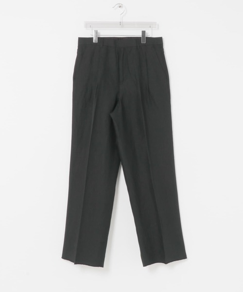 URBAN RESEARCH（アーバンリサーチ）の「new basic　SILK LINEN TROUSER（その他パンツ・メンズ・ブラウン/ブラック・X-LARGE/LARGE/MEDIUM）」の2枚目の写真