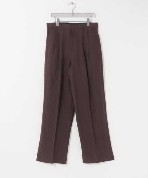URBAN RESEARCH（アーバンリサーチ）の「new basic　SILK LINEN TROUSER（その他パンツ・メンズ・ブラウン/ブラック・X-LARGE/LARGE/MEDIUM）」の7枚目の写真
