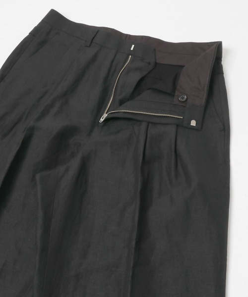 URBAN RESEARCH（アーバンリサーチ）の「new basic　SILK LINEN TROUSER（その他パンツ・メンズ・ブラウン/ブラック・X-LARGE/LARGE/MEDIUM）」の12枚目の写真