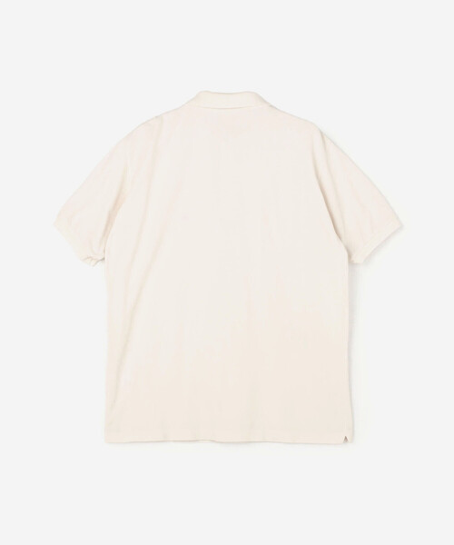 SCYE BASICS(サイベーシックス)の「SCYE BASICS | 〈別注〉コットン鹿の子 ポロシャツ MEN(ポロシャツ・メンズ・アイボリー/オリーブ/ダークネイビー・36/38/40)」の9枚目の写真
