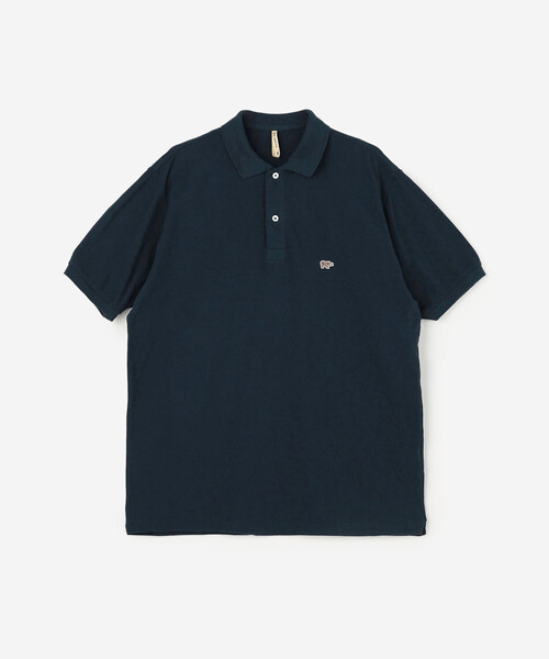 SCYE BASICS(サイベーシックス)の「SCYE BASICS | 〈別注〉コットン鹿の子 ポロシャツ MEN(ポロシャツ・メンズ・アイボリー/オリーブ/ダークネイビー・36/38/40)」の15枚目の写真
