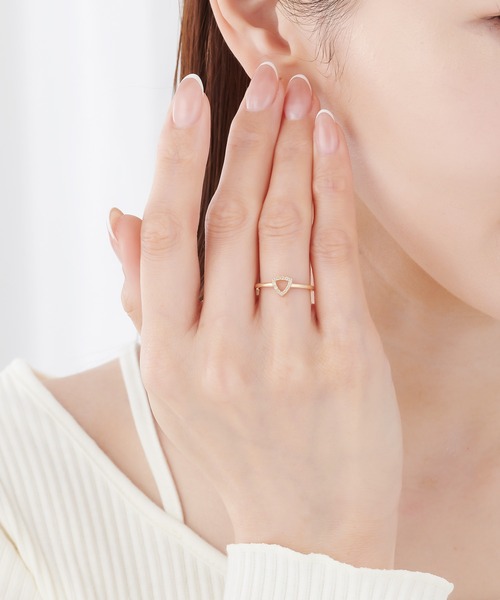 festaria bijou SOPHIA(フェスタリアビジュソフィア)の「K10YG ダイヤモンド リング(リング・レディース・イエローゴールド・11号)」の3枚目の写真