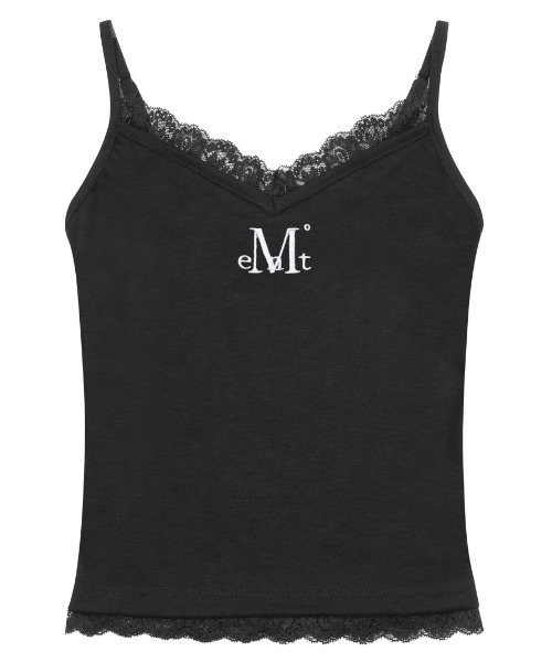 MUCENT(ムセント)の「◇MUCENT◇ブランド直輸入正規品/ガリンレース スリムフィット ノースリーブ GALIN LACE SLIM FIT SLEEVELESS(キャミソール・レディース・グレー/アイボリー/ブラック・FREE)」の2枚目の写真