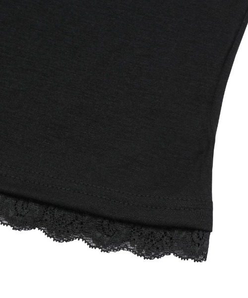 MUCENT(ムセント)の「◇MUCENT◇ブランド直輸入正規品/ガリンレース スリムフィット ノースリーブ GALIN LACE SLIM FIT SLEEVELESS(キャミソール・レディース・グレー/アイボリー/ブラック・FREE)」の14枚目の写真