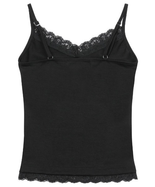 MUCENT(ムセント)の「◇MUCENT◇ブランド直輸入正規品/ガリンレース スリムフィット ノースリーブ GALIN LACE SLIM FIT SLEEVELESS(キャミソール・レディース・グレー/アイボリー/ブラック・FREE)」の8枚目の写真
