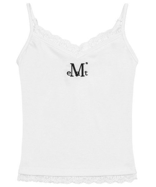 MUCENT(ムセント)の「◇MUCENT◇ブランド直輸入正規品/ガリンレース スリムフィット ノースリーブ GALIN LACE SLIM FIT SLEEVELESS(キャミソール・レディース・グレー/アイボリー/ブラック・FREE)」の5枚目の写真