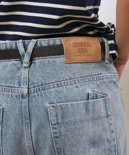 GENERAL IDEA(ジェネラルアイデア)の「【GENERAL IDEA】セミワイドデニムパンツ / SEMI-WIDE DENIM PANTS(デニムパンツ・レディース・ブルー/ライトブルー・L/M/S)」の13枚目の写真