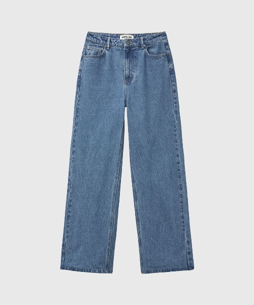 GENERAL IDEA(ジェネラルアイデア)の「【GENERAL IDEA】セミワイドデニムパンツ / SEMI-WIDE DENIM PANTS(デニムパンツ・レディース・ブルー/ライトブルー・L/M/S)」の3枚目の写真