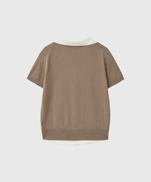 GENERAL IDEA(ジェネラルアイデア)の「【GENERAL IDEA】レイヤードハーフカーディガン / LAYERED HALF CARDIGAN(カーディガン/ボレロ・レディース・ブラック/ネイビー/モカ/ベージュ・L/M/S)」の18枚目の写真