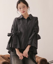 nuance frill shirt / ニュアンスフリルシャツ（シャツ/ブラウス