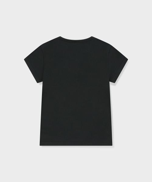GRUNDEN(グルンデン)の「BEADED LOGO T-SHIRT (BLACK)_G26BWJTS01(Tシャツ/カットソー・レディース・その他・OS)」の2枚目の写真