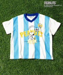 PEANUTS | PEANUTS サッカーユニフォーム風Tシャツ(Tシャツ/カットソー)