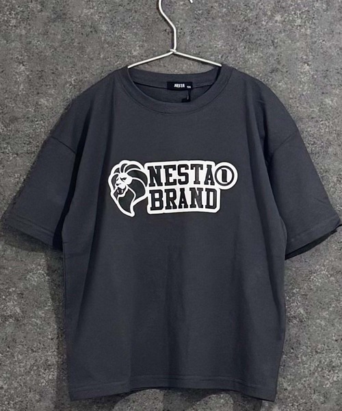 NESTA BRAND(ネスタブランド)の「【NESTA BRAND/ネスタブランド】 接触冷感加工 プリント オーバーサイズBIG T キッズ(NES26-03)(Tシャツ/カットソー・キッズ・ブラック/ダークグリーン/オフホワイト/ホワイト系その他/ブラック系その他/チャコール/ホワイト系その他2/ブラック系その他2・160cm/110cm/120cm/130cm/140cm/150cm)」の7枚目の写真