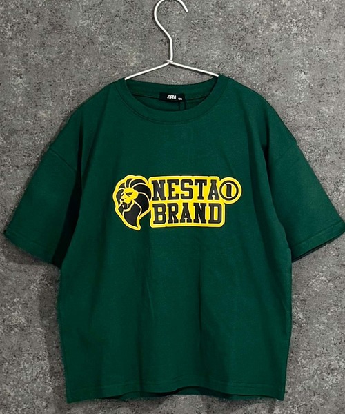NESTA BRAND(ネスタブランド)の「【NESTA BRAND/ネスタブランド】 接触冷感加工 プリント オーバーサイズBIG T キッズ(NES26-03)(Tシャツ/カットソー・キッズ・ブラック/ダークグリーン/オフホワイト/ホワイト系その他/ブラック系その他/チャコール/ホワイト系その他2/ブラック系その他2・160cm/110cm/120cm/130cm/140cm/150cm)」の8枚目の写真