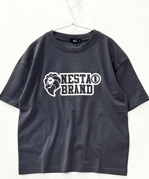 NESTA BRAND(ネスタブランド)の「【NESTA BRAND/ネスタブランド】 接触冷感加工 プリント オーバーサイズBIG T キッズ(NES26-03)(Tシャツ/カットソー・キッズ・ブラック/ダークグリーン/オフホワイト/ホワイト系その他/ブラック系その他/チャコール/ホワイト系その他2/ブラック系その他2・160cm/110cm/120cm/130cm/140cm/150cm)」の13枚目の写真