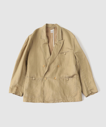 YOKE / ヨーク Linen Silk Kersey Double Breasted B