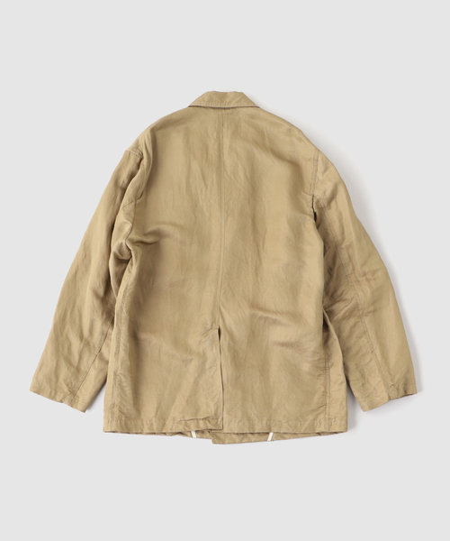 YOKE（ヨーク）の「YOKE / ヨーク Linen Silk Kersey Double Breasted B（その他アウター・メンズ・ベージュ・2/3）」の2枚目の写真