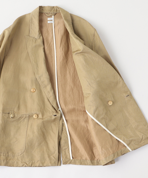 YOKE（ヨーク）の「YOKE / ヨーク Linen Silk Kersey Double Breasted B（その他アウター・メンズ・ベージュ・2/3）」の3枚目の写真