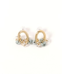 MADE IN JAPAN/チェコビーズＭピアス/898969