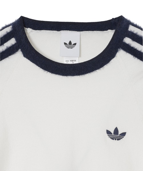 adidas(アディダス)の「KNITTED TEE KS9952(Tシャツ/カットソー・メンズ・ホワイト・MEDIUM/LARGE/SMALL/X-SMALL)」の4枚目の写真