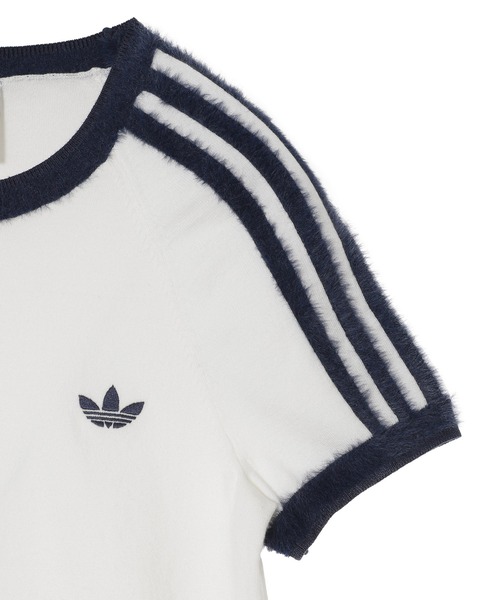 adidas(アディダス)の「KNITTED TEE KS9952(Tシャツ/カットソー・メンズ・ホワイト・MEDIUM/LARGE/SMALL/X-SMALL)」の5枚目の写真