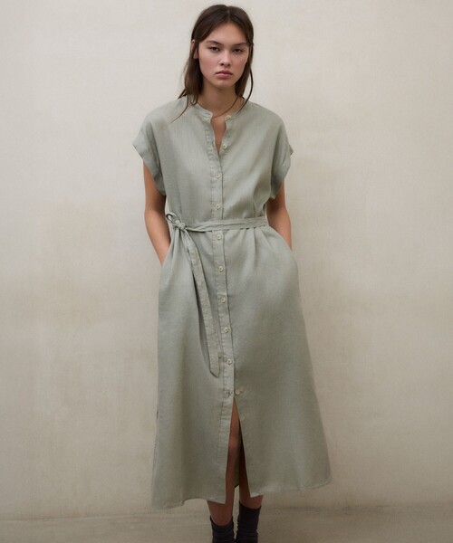 ECOALF(エコアルフ)の「AMATISTA ドレス / AMATISTA DRESS WOMAN(ワンピース・レディース・ブルー系その他2/グリーン系その他2・FREE)」の2枚目の写真