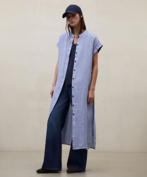 ECOALF(エコアルフ)の「AMATISTA ドレス / AMATISTA DRESS WOMAN(ワンピース・レディース・ブルー系その他2/グリーン系その他2・FREE)」の1枚目の写真