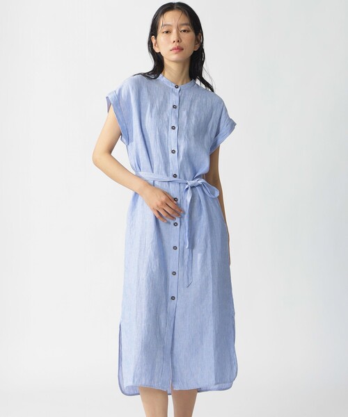 ECOALF(エコアルフ)の「AMATISTA ドレス / AMATISTA DRESS WOMAN(ワンピース・レディース・ブルー系その他2/グリーン系その他2・FREE)」の3枚目の写真